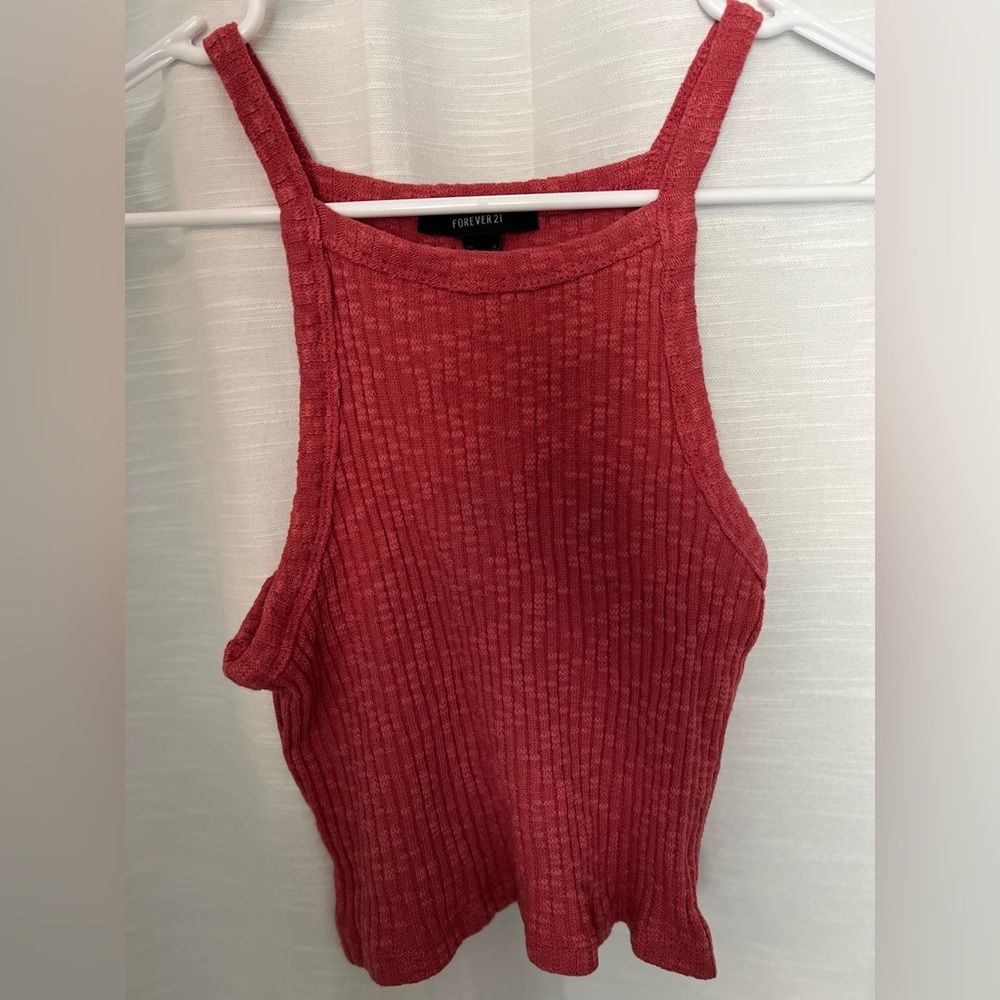 Women’s pink Forever 21 tank top size small